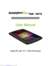 Zoostorm PlayTab Q6010 User Manual