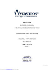 Versitron VersiVision FVTM4B2x User Manual