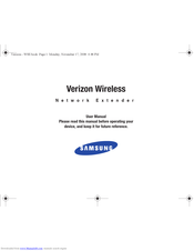 Samsung Verizon Wireless User Manual
