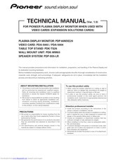 Pioneer PDP-S55-LR Technical Manual