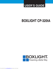 BOXLIGHT CP-320tA User Manual