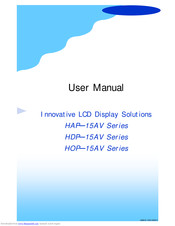 Austin Hughes Electronics HDP-15AV Series User Manual