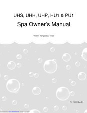 Aqua Rest Spas PU1 Owner's Manual