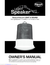 Klipsch LightSpeaker 5 Owner's Manual
