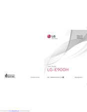 LG LG-E900H User Manual