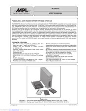 MPL MCDISK-E User Manual