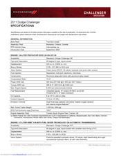 Dodge 2011 Challenger Manuals ManualsLib