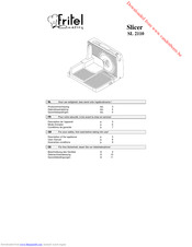 Fritel SL 2110 User Manual