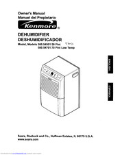 Kenmore 580.54501 50 Pint Owner's Manual