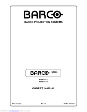 Barco Cine 5 Owner's Manual