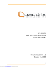 Quaddrix QT-220EX User Manual