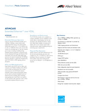 Allied Telesis AT-MC605 Datasheet