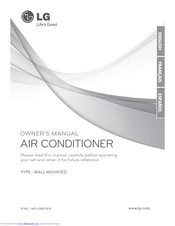 LG Wall-Mounted Air Conditioner Owner's Manual