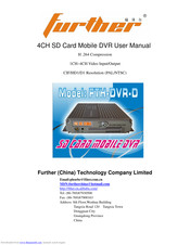 Further 4CH SD Card Mobile DVR User Manual