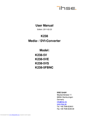 Ihse K238-5FBNC User Manual