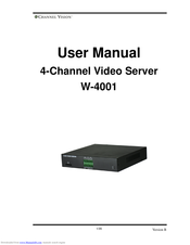Channel Vision W-4001 User Manual