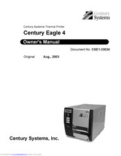 Century Eagle 4 Owner's Manual