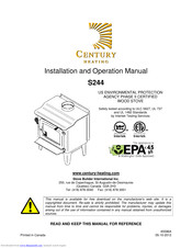 Century S244 Installation And Operation Manual