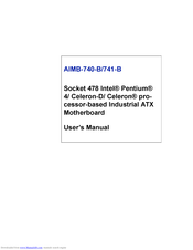 Advantech AIMB-740-B User Manual