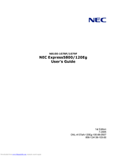 NEC Express5800/120Eg User Manual