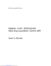 NEC Express5800/320Fc-MR User Manual