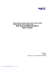 NEC Express5800/R120b-2 User Manual