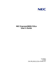 NEC Express5800/53La User Manual