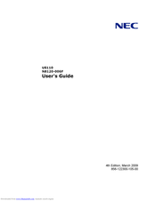 NEC N8120-006F User Manual