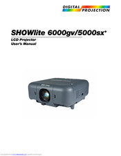 Digital Projection SHOWlite5000sx+ User Manual
