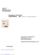 PowerStar GLUPS PS-1501VI User Manual