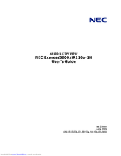NEC Express5800/iR110a-1H User Manual
