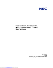 NEC Express5800/120Rj-2 User Manual