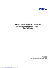 NEC Express5800/140Re-4 User Manual