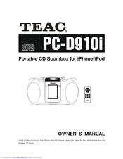 Teac PC-D910i Owner's Manual