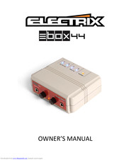 Electrix Ebox-44 Owner's Manual