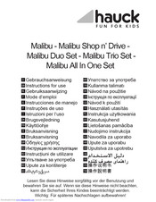 Hauck Malibu Duo Set Instructions For Use Manual