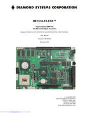 Diamond Systems HERCULES-EBX HRC750-5A256 User Manual