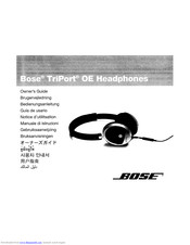 Bose TriPort OE Owner's Manual