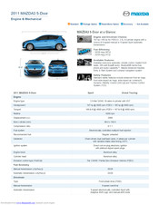 Mazda MAZDA3 2011 Specification