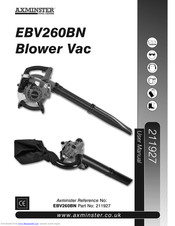 Axminster EBV260BN User Manual