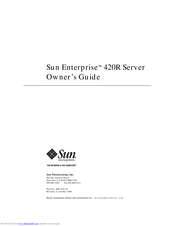 Sun Enterprise 420R Owner's Manual