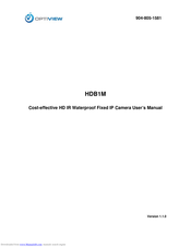 OptiView HDB1M User Manual