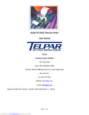 Telpar SP-5000 User Manual