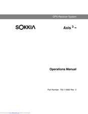 Sokkia Axis 3 Operation Manual