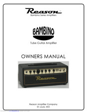 Reason Bambino Series Owner's Manual
