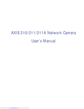 Axis 210 User Manual