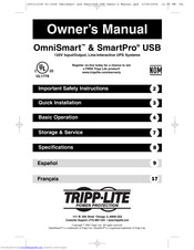 Tripp Lite OmniSmart OMNISMART700 Owner's Manual
