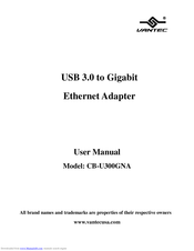 Vantec CB-U300GNA User Manual