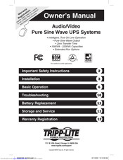 Tripp Lite SmartOnline 2-9USTAND Owner's Manual