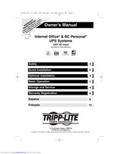 Tripp Lite Internet Office Series Owner's Manual